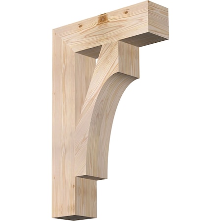 Ekena Millwork Westlake Block Smooth Bracket, Douglas Fir, 5 1/2"W x 22"D x 34"H BKT06X22X34WTL05SDF